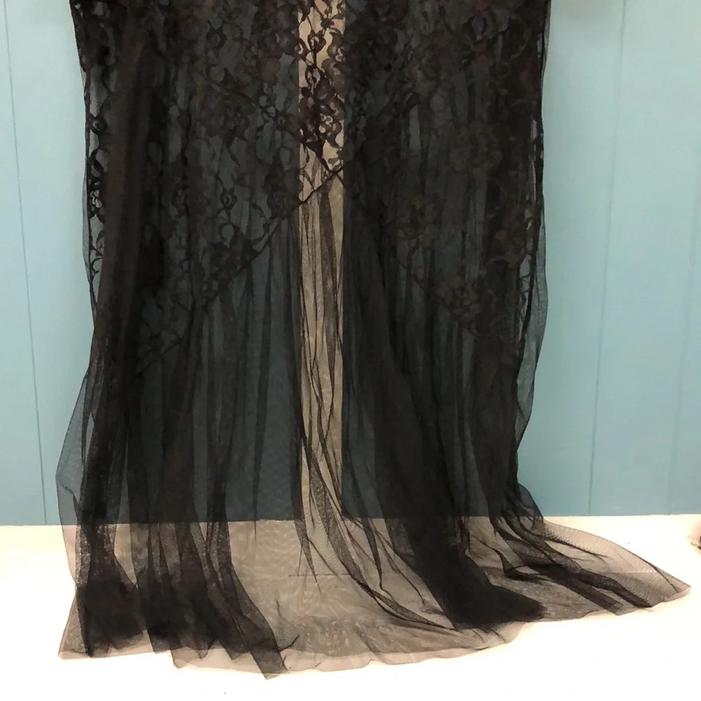 Vintage Hanky Panky Ltd. Lace sheer nightie night gown‎ size p/s made in USA - Picture 8 of 8